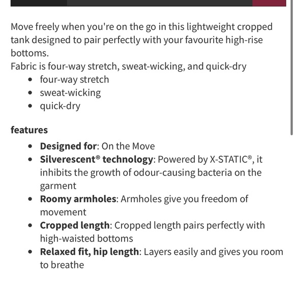 Lululemon wild wish tank- blue - like new - size 8 - Picture 8 of 9